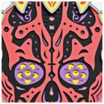 Diseño Villano Espacial en Capas para Corte Láser y Cricut - Archivo Vectorial SVG Mandala - Imagen 2