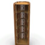 Caja de madera cortada con láser para vino, archivo para botella burdeos estándar en contrachapado 3mm-4mm - Imagen 4