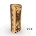 Caja de madera cortada con láser para vino, archivo para botella burdeos estándar en contrachapado 3mm-4mm - Imagen 7