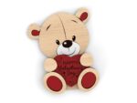 Osito de peluche personalizado con corazón - Archivos SVG de corte láser para San Valentín, uso comercial - Imagen 3