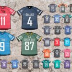 Adornos de Camisetas de Fútbol SVG para Corte Láser - Paquete de Archivos Deportivos Glowforge