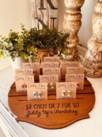 Exhibidor de Aretes SVG para Joyería | Archivos para Glowforge y Corte Láser - Imagen 5