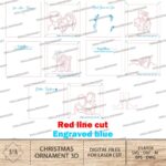 Arte SVG de pareja para corte láser, decoración de San Valentín, archivos Glowforge y estante niñera - Imagen 9