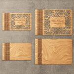 Álbum de fotos de boda personalizado SVG para corte láser - Cubierta de madera y regalos de San Valentín - Imagen 3