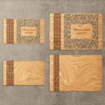 Álbum de fotos de boda personalizado SVG para corte láser - Cubierta de madera y regalos de San Valentín - Imagen 2