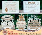 Archivo de corte láser para regalo del Día del Padre - Diseño en PDF, SVG y AI