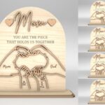 Letrero SVG personalizado para el Día de la Madre - Regalo único para mamá, archivos láser Glowforge