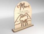 Letrero SVG personalizado para el Día de la Madre - Regalo único para mamá, archivos láser Glowforge - Imagen 7