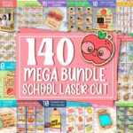 Paquete Mega de 140 Diseños SVG para Corte Láser Escolar - Regalos para Maestros y Decoraciones 3D