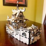 Barco de Fantasía: Plano Cortado a Láser de Madera Contrachapada con Instrucciones de Montaje - Imagen 2