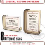 Marco de Fotos Moderno para Corte Láser - Archivo SVG Optimizado para Glowforge