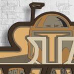 Archivos SVG de corte láser Star Wars para Cricut y Glowforge - Halcón Milenario y naves espaciales - Imagen 5