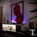 Spider-Man SVG para Decoración LED Multicapa de Pared - Archivos para Corte Láser de Superhéroes - Imagen 4