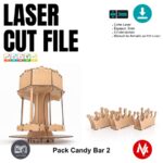 Kit de Muebles Candy Bar para Corte Láser - Diseño Vectorial SVG para Personalización - Imagen 4