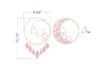 Paquete SVG Atrapasueños para Corte Láser - Decoración de Pared de Búho, Zorro, Hojas y Luna - Imagen 6