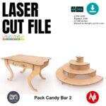 Kit de Muebles Candy Bar para Corte Láser - Diseño Vectorial SVG para Personalización - Imagen 7