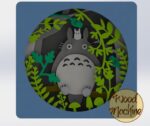 Plantilla Totoro para Corte Láser - Formatos RdWorks, Cdr, Dwg, Dxf, Pdf, Svg - Imagen 3