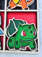 SVG de Pokémon en capas 3D para corte láser - Pikachu, Charmander, Squirtle y Bulbasaur DIY - Imagen 6