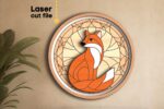 Paquete SVG de Mosaicos para Corte Láser Glowforge - Diseño de Naturaleza con Tulipanes y Animales - Imagen 8