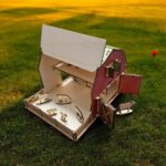 Casa de muñecas de granja: patrón cortado con láser para barnices y decoración infantil - Imagen 3