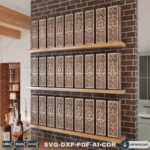 Caja de madera para vino personalizada con corte láser - Regalo elegante y soporte para botellas - Imagen 5
