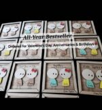 Letrero SVG cortado con láser para San Valentín, regalo romántico en 3D para parejas y aniversarios - Imagen 3