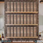 Caja de madera para vino personalizada con corte láser - Regalo elegante y soporte para botellas - Imagen 2
