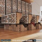 Caja de madera para vino personalizada con corte láser - Regalo elegante y soporte para botellas - Imagen 8