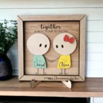 Letrero SVG cortado con láser para San Valentín, regalo romántico en 3D para parejas y aniversarios - Imagen 5