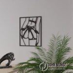 Pasión desatada-Cuadro decorativo-plantilla para corte laser - Imagen 2