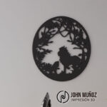 rey leon-cuadro decorativo-adorno para el hogar-plantilla CNC laser - Imagen 2