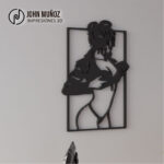 Sensual y salvaje -Cuadro decorativo-plantilla para corte laser - Imagen 2