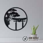 Torii Japonés Minimalista – Decoración Zen para Corte Láser
