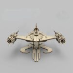 Nave Espacial N1 para Corte Láser - Modelo CNC Estilo The Mandalorian - Imagen 3