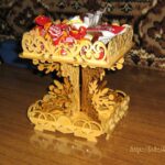 Porta Dulces Decorativo para Corte Láser CNC - Personaliza Eventos y Fiestas