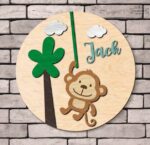 Cuadros Redondos para Baby Shower - Decoración Personalizada para Corte Láser CNC - Imagen 3