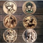 Paquete de diseños de grabado láser de anime para personalizar tus proyectos creativos - Imagen 6