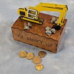 Hucha Excavadora - Diseño Creativo para Corte Láser CNC, Ideal para Regalos Originales