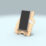 Soporte para móvil inspirado en el caballero de la noche (DXF/SVG/CDR)