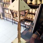 Farol de Pie Navideño para Corte Láser – Decoración Festiva Personalizada y Única