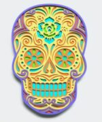 Calavera Grateful Dead en Corte Láser - Decoración Personalizada y Creativa para Eventos - Imagen 6