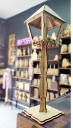 Farol de Pie Navideño para Corte Láser – Decoración Festiva Personalizada y Única - Imagen 3