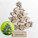 Árbol de Navidad DIY para Corte Láser - Kit Creativo para Decoración Personalizada