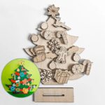 Árbol de Navidad DIY para Corte Láser - Kit Creativo para Decoración Personalizada