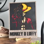 Corte láser personalizado de Monkey D. Luffy para decoración y regalos únicos