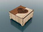 Caja Decorativa de Madera Cortada con Láser – Archivos SVG para Cortes Precisos y Creativos - Imagen 2