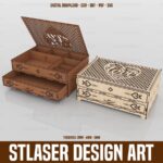 Archivos SVG para cortadoras láser: Diseño de joyeros en formato vectorial