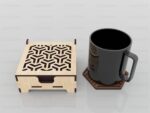 Posavasos únicos cortados con láser - Archivos SVG para corte de madera y decoración personalizada - Imagen 2