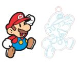 Set de 61 Llaveros de Mario Bros para Corte Láser - Archivos CNC Descargables - Imagen 2