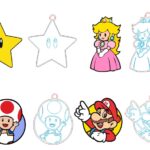 Set de 61 Llaveros de Mario Bros para Corte Láser - Archivos CNC Descargables